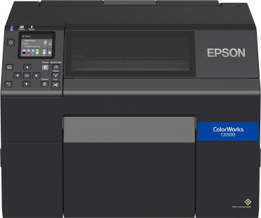 Epson ColorWorks CW-C6500Ae, Cutter, Disp., USB, Ethernet, schwarz, C31CH77102